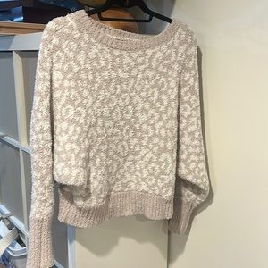 Cheetah print sweater